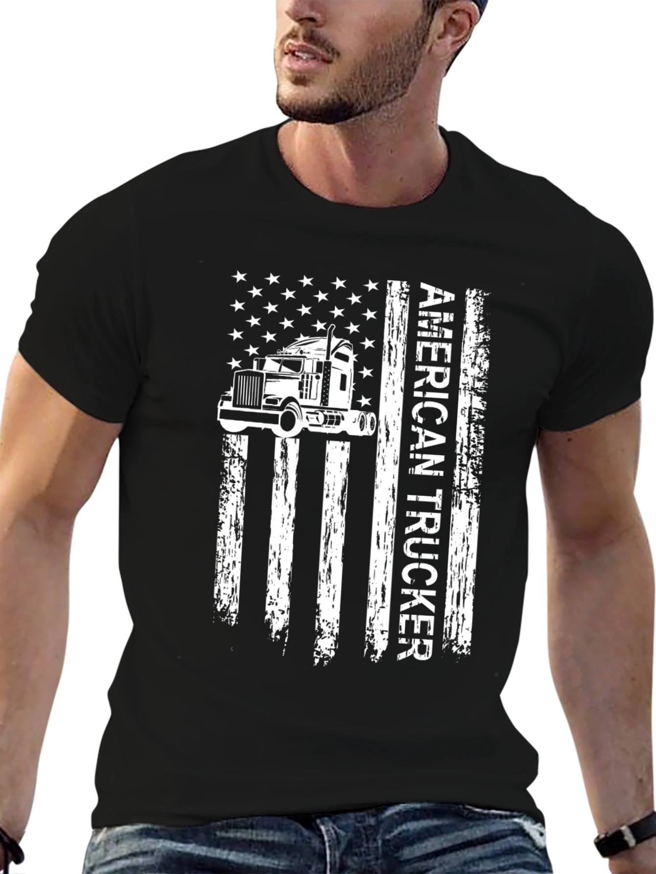 American Trucker Flag T-Shirt
