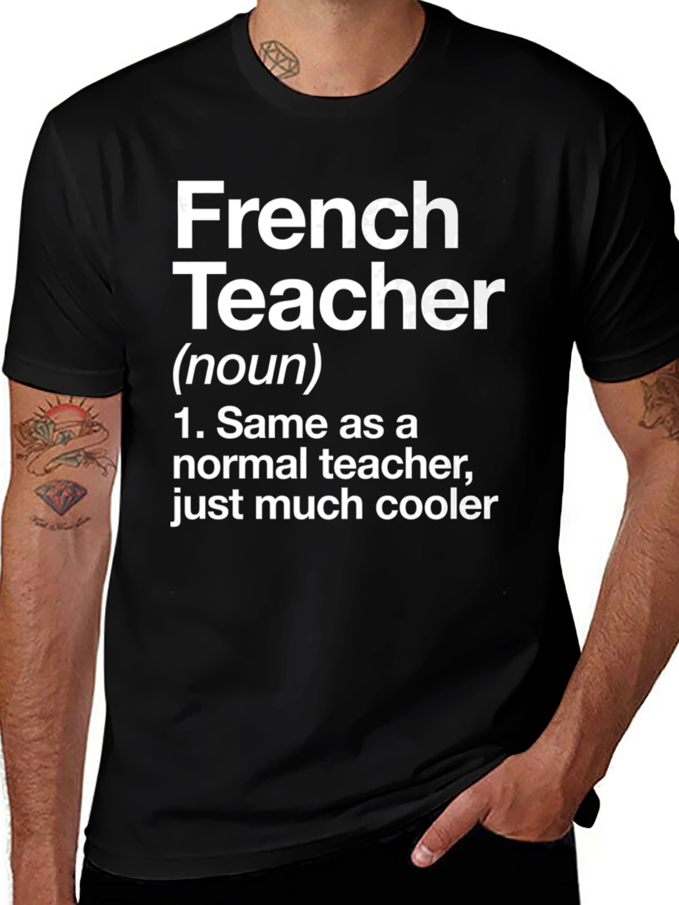 Funny French Teacher Definition T-Shirt