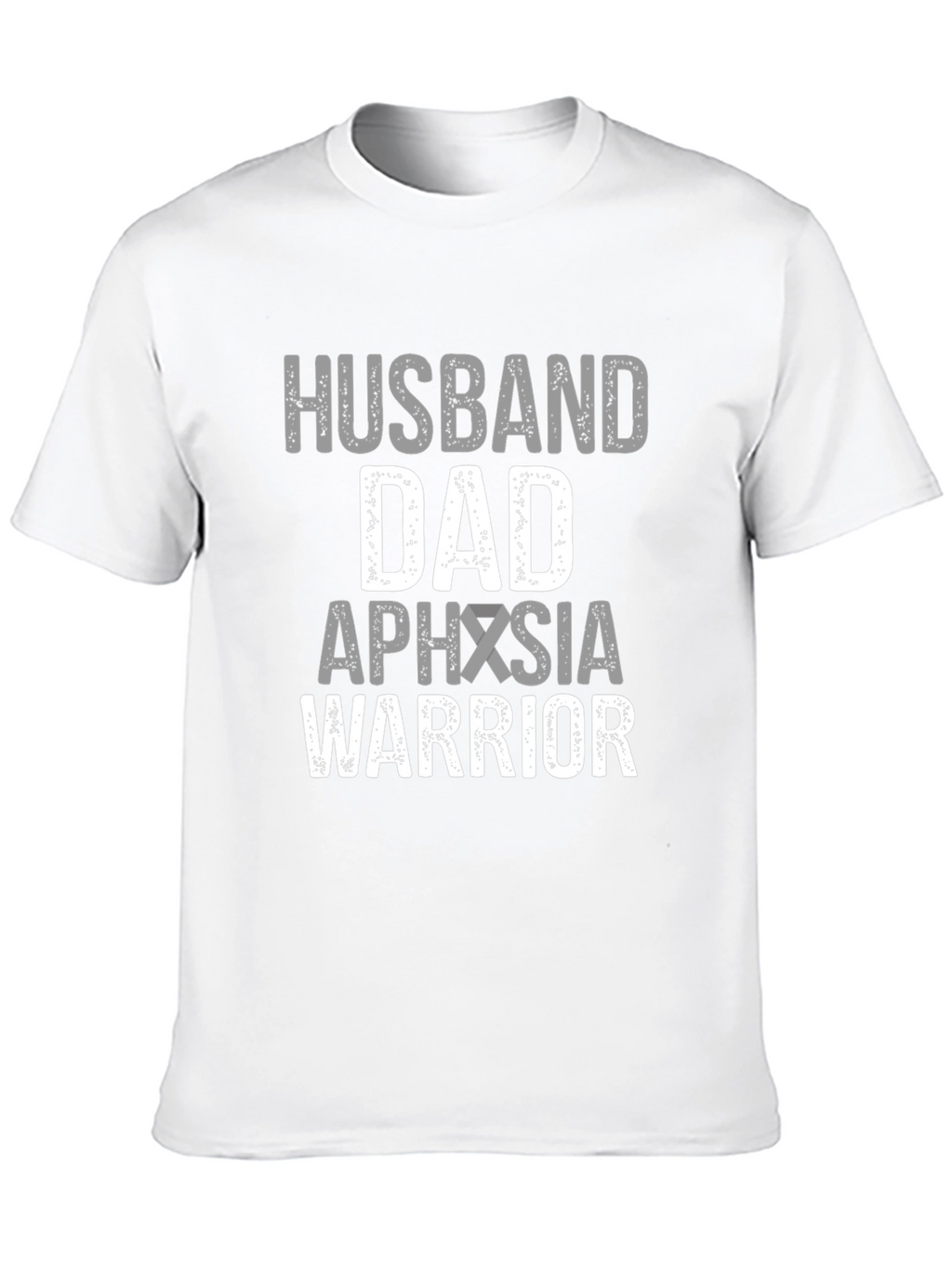 Husband Dad Aphasia Warrior T-Shirt