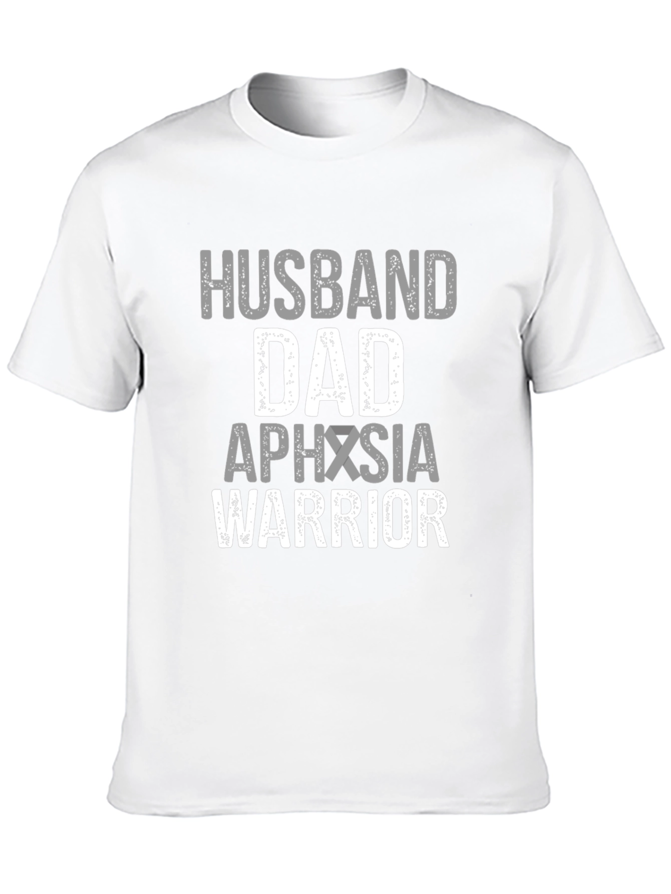 Husband Dad Aphasia Warrior T-Shirt
