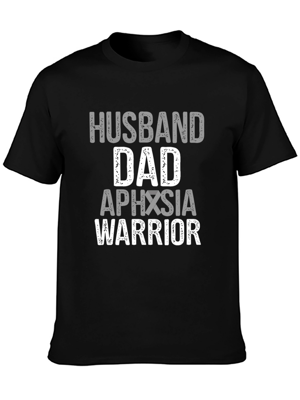 Husband Dad Aphasia Warrior T-Shirt