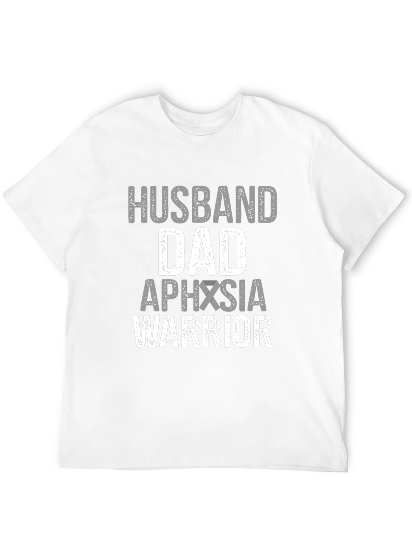 Husband Dad Aphasia Warrior T-Shirt