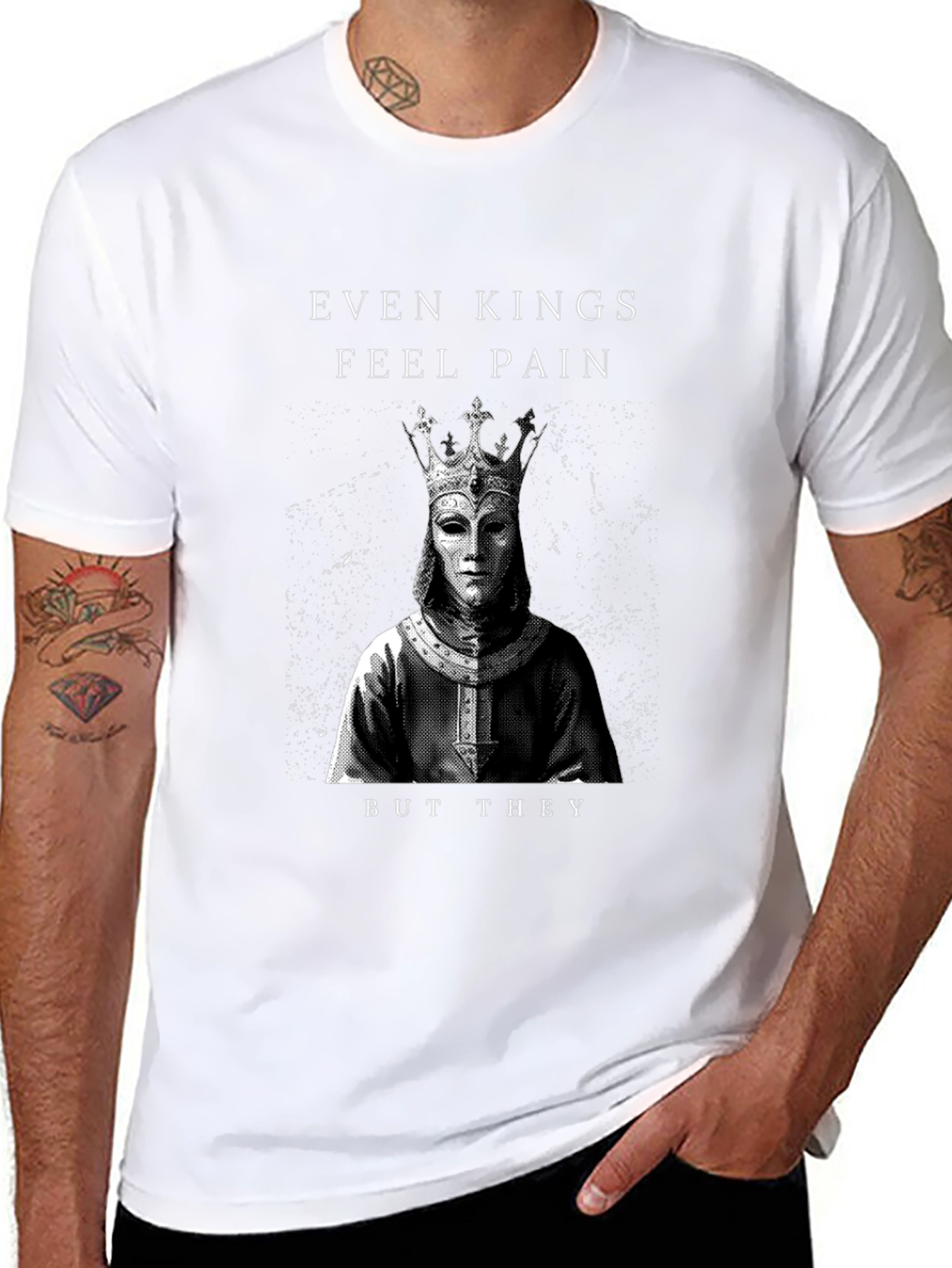Even Kings Feel Pain Graphic T-Shirt