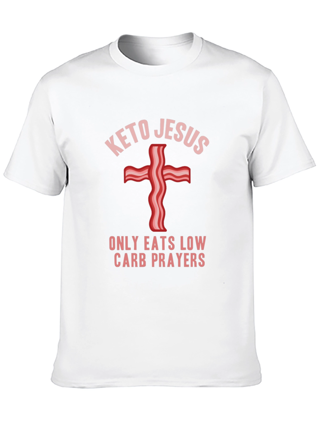 Keto Jesus Low Carb Prayers Graphic Tee