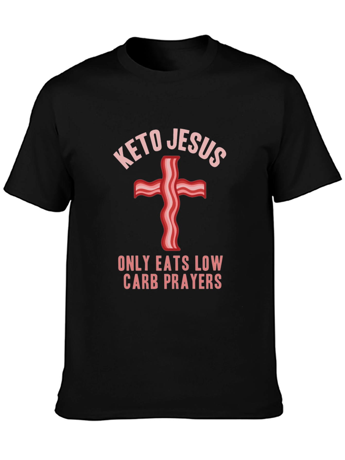 Keto Jesus Low Carb Prayers Graphic Tee