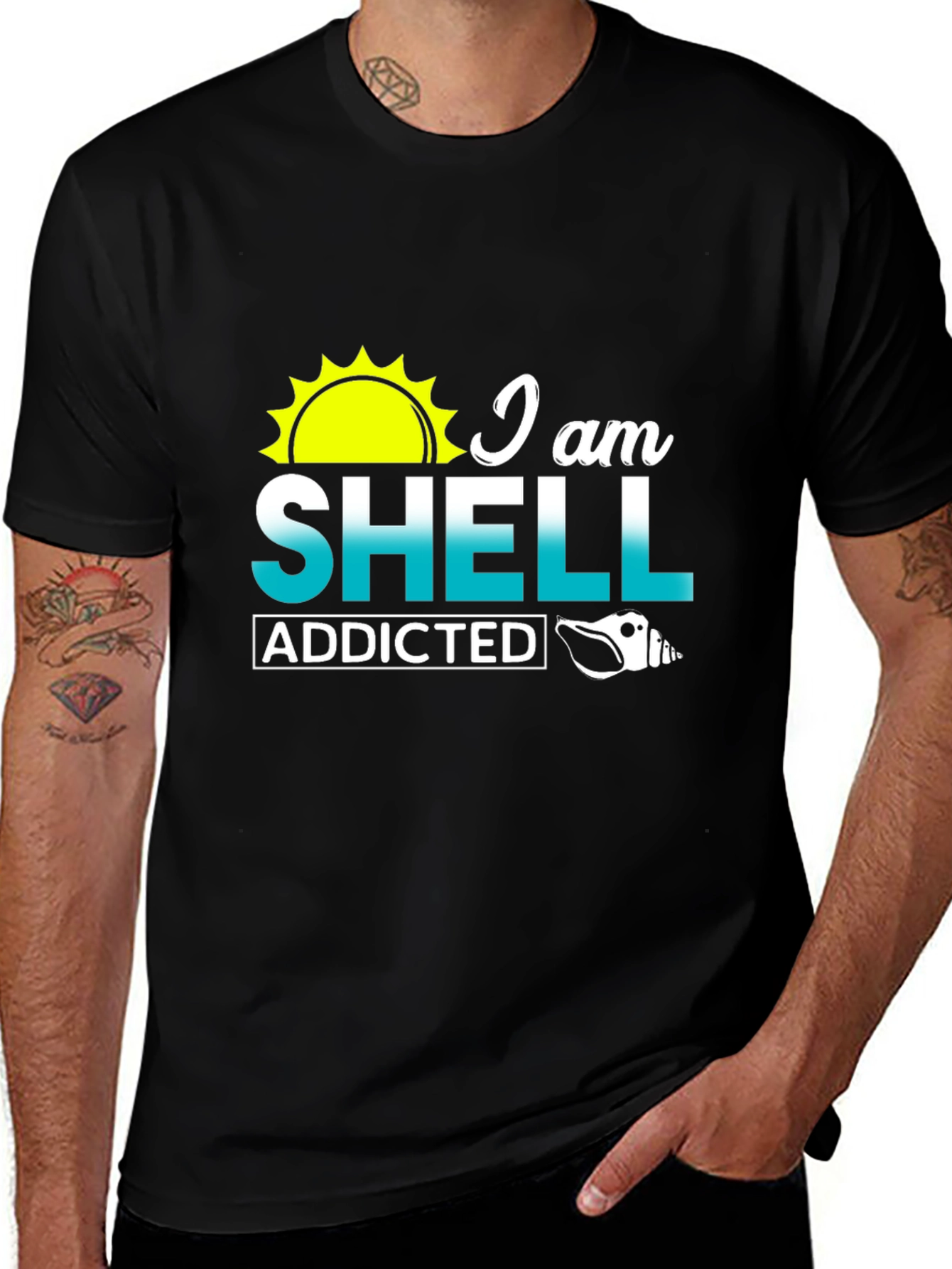 I Am Shell Addicted Graphic Tee
