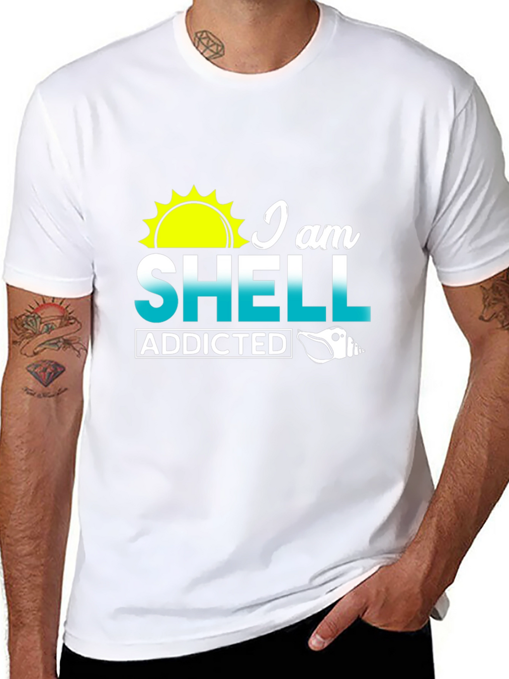 I Am Shell Addicted Graphic Tee