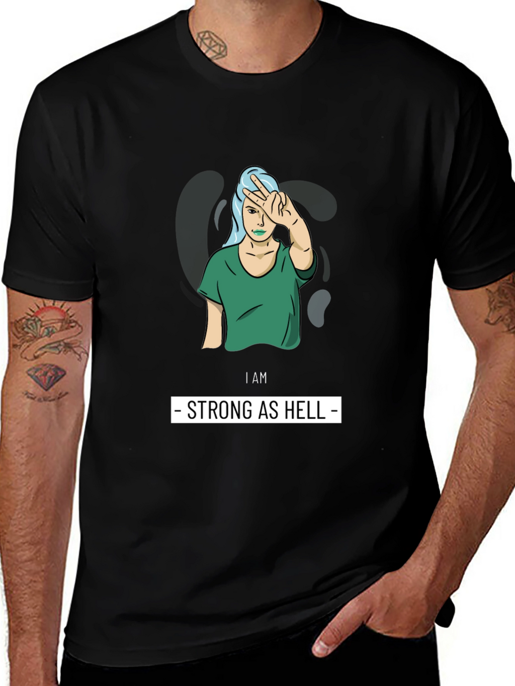 I Am Strong As Hell Graphic Tee