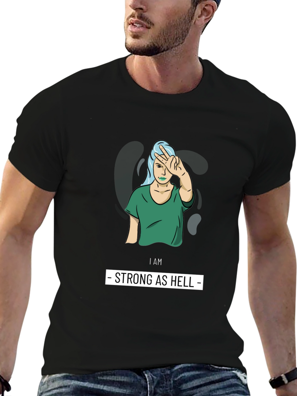 I Am Strong As Hell Graphic Tee