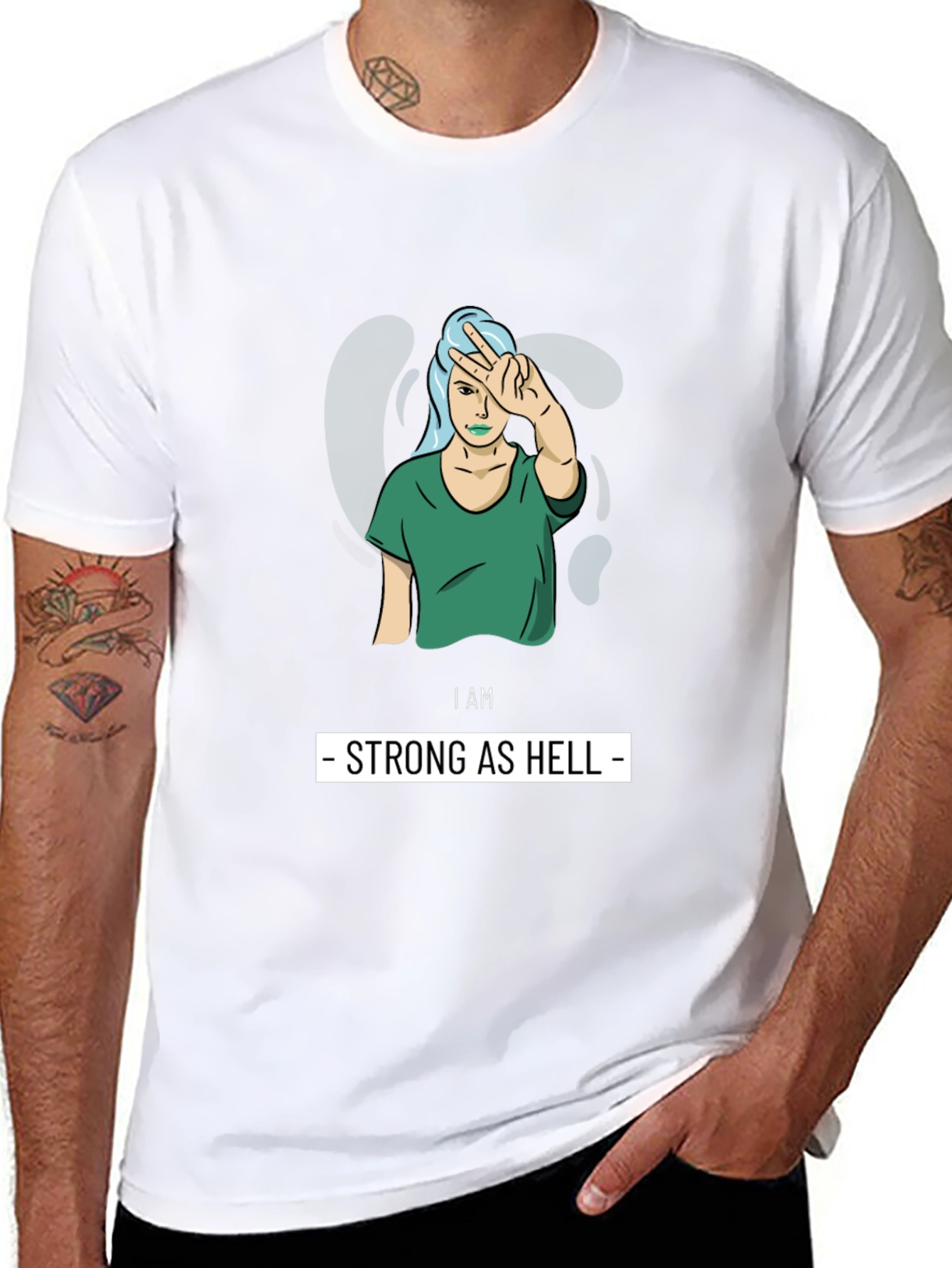 I Am Strong As Hell Graphic Tee