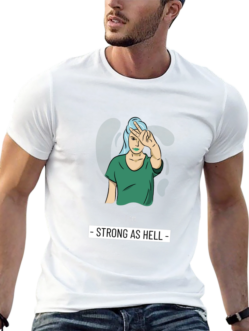 I Am Strong As Hell Graphic Tee