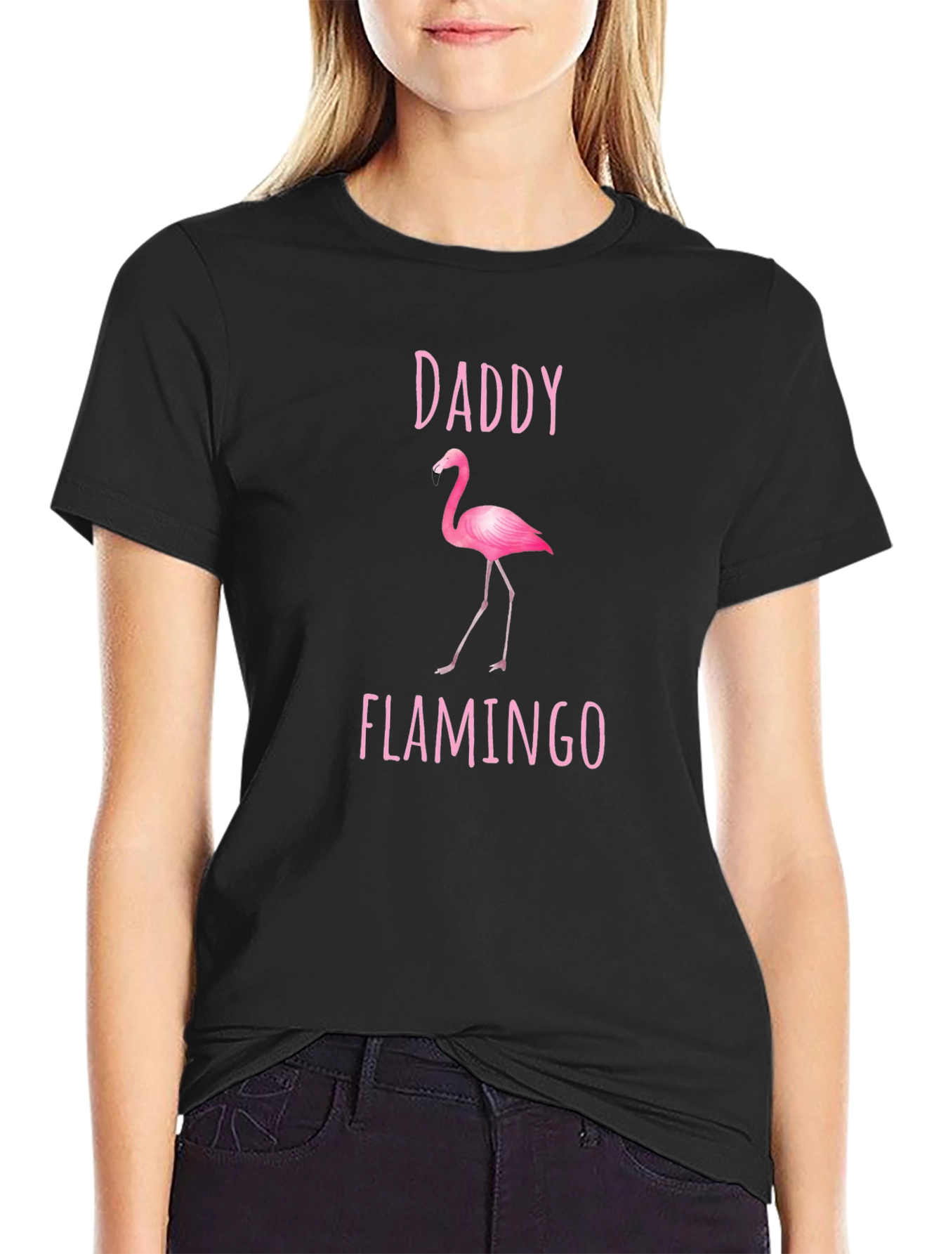 Daddy Flamingo T-Shirt - Funny Dad Gift
