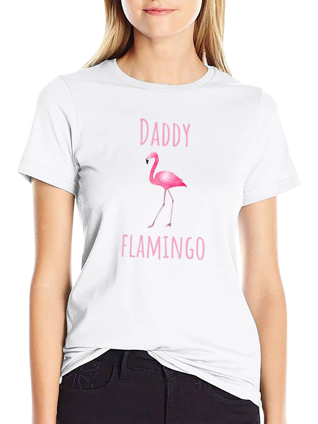 Daddy Flamingo T-Shirt - Funny Dad Gift