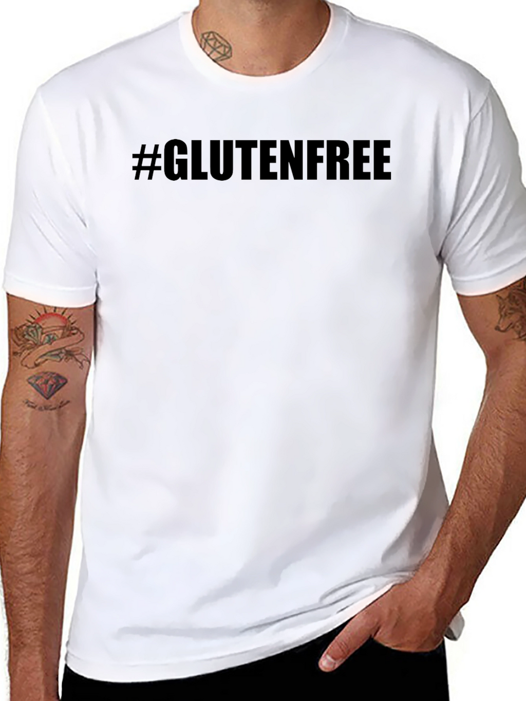 Gluten Free Black T-Shirt