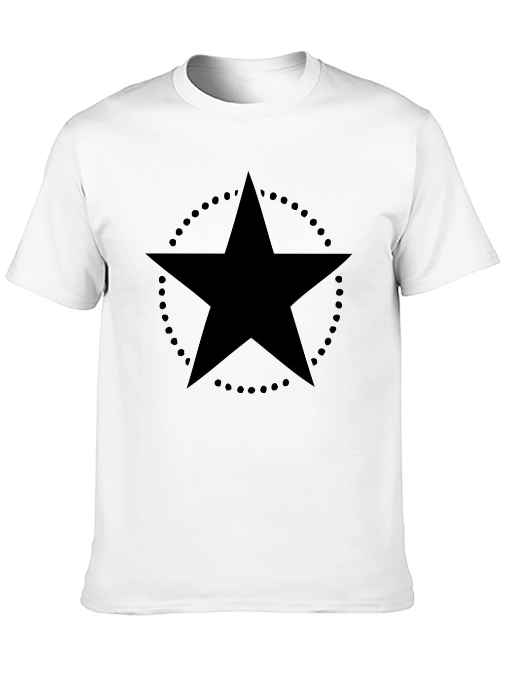 Bold Star Graphic Black T-Shirt