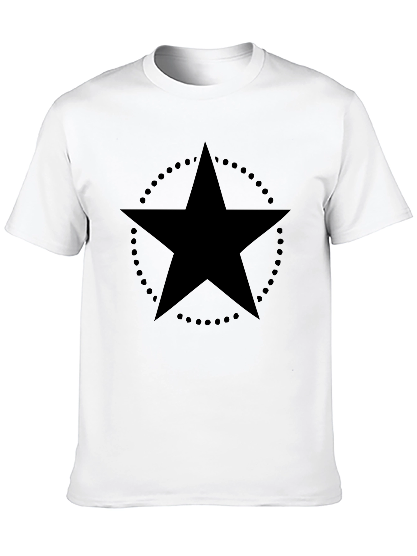 Bold Star Graphic Black T-Shirt
