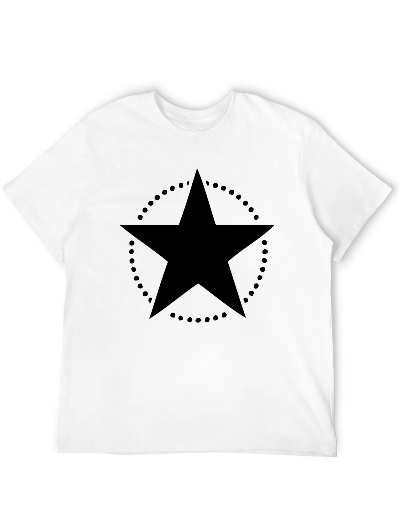 Bold Star Graphic Black T-Shirt