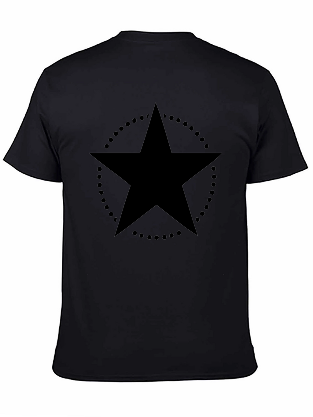 Bold Star Graphic Black T-Shirt