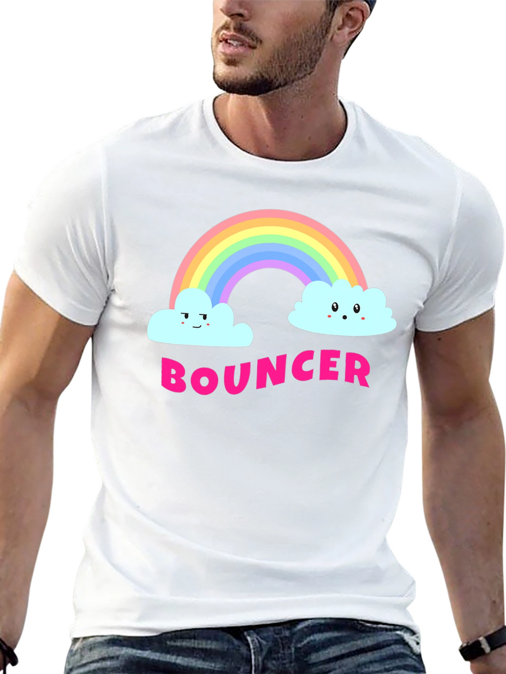 Bouncer Rainbow Graphic Tee