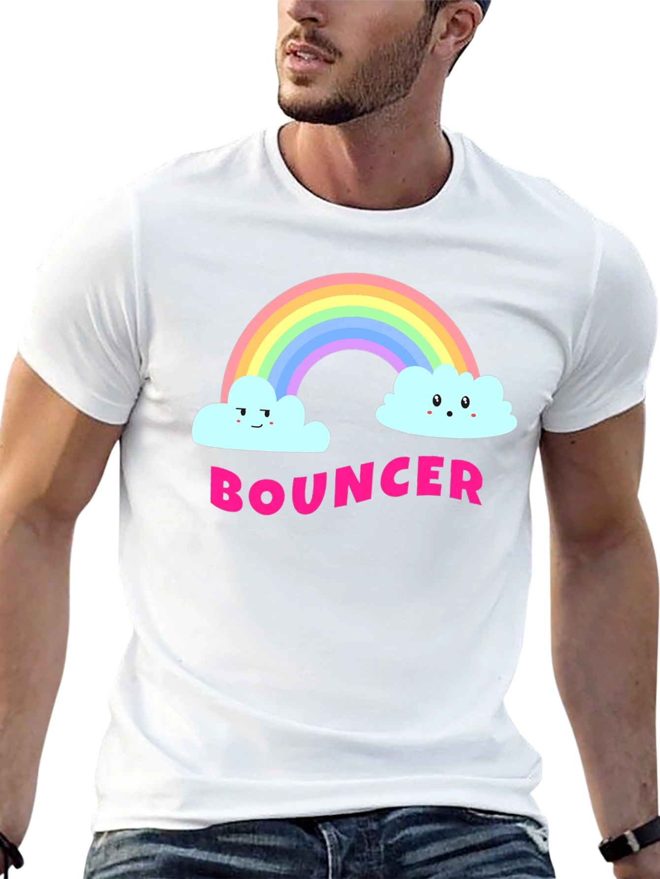 Bouncer Rainbow Graphic Tee
