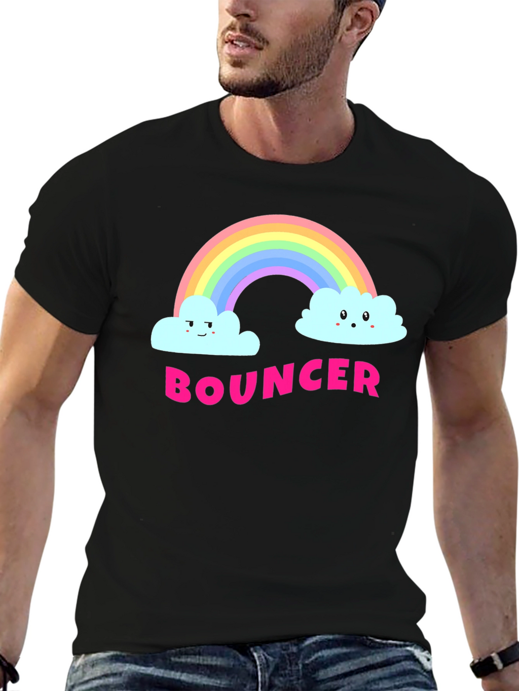 Bouncer Rainbow Graphic Tee