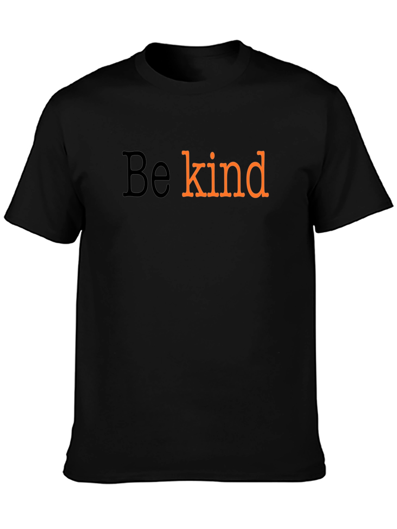 Be Kind Graphic Tee - Black Short Sleeve Casual Shirt