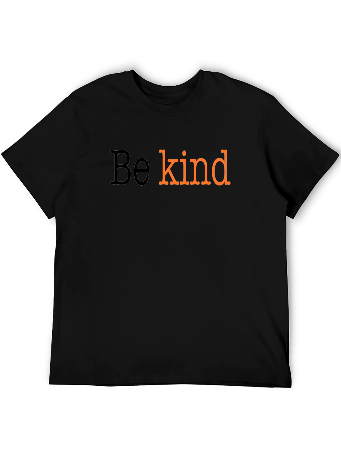 Be Kind Graphic Tee - Black Short Sleeve Casual Shirt