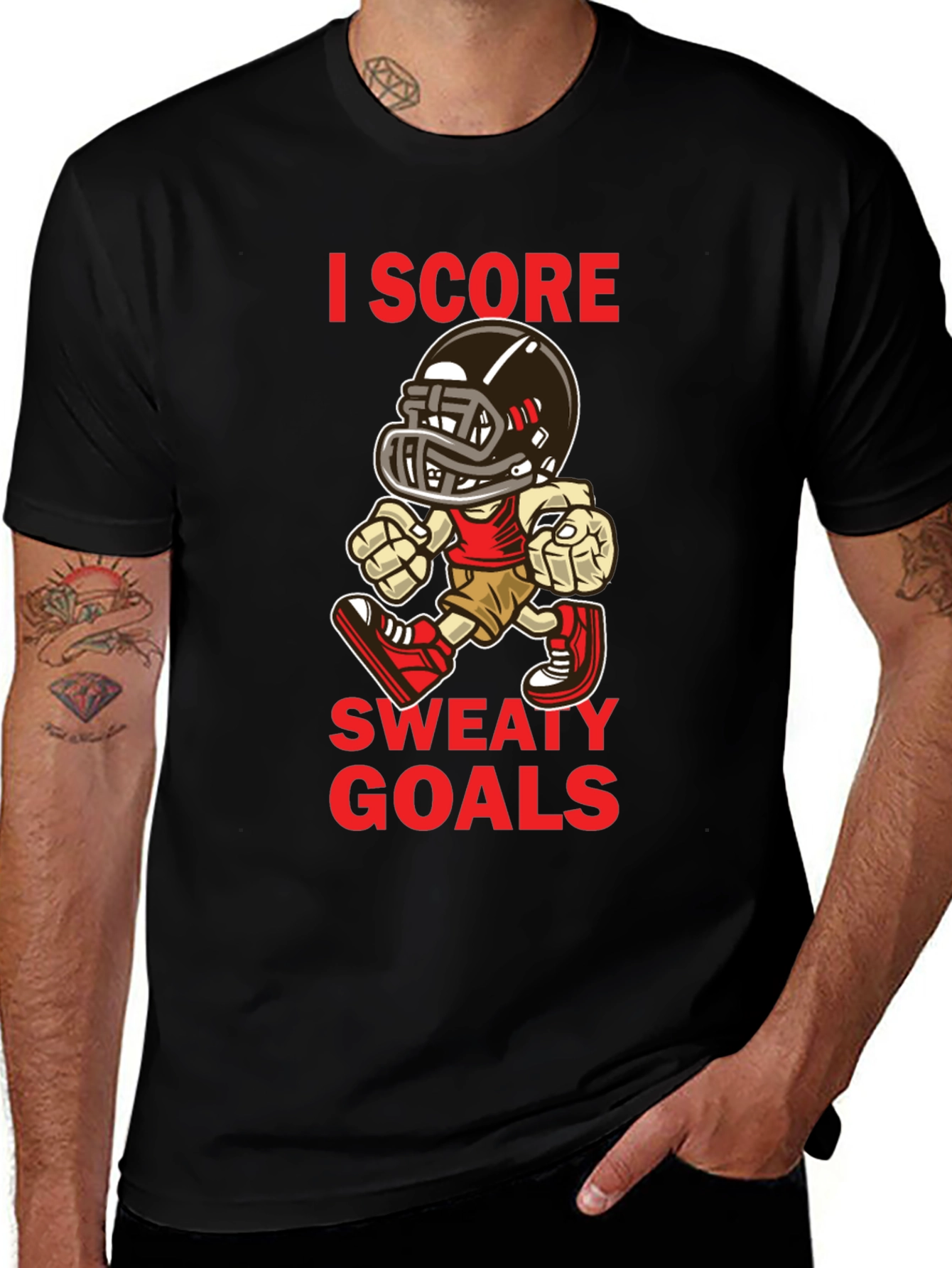 I Score Sweaty Goals Football T-Shirt