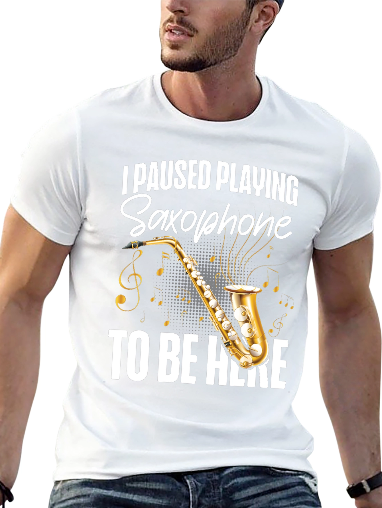 I Paused Playing Saxophone T-Shirt