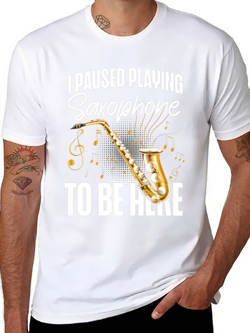 I Paused Playing Saxophone T-Shirt