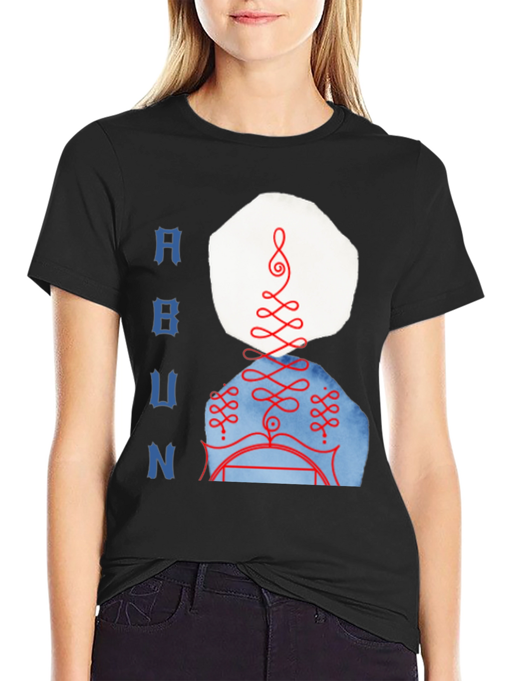 Abstract Graphic Print T-Shirt