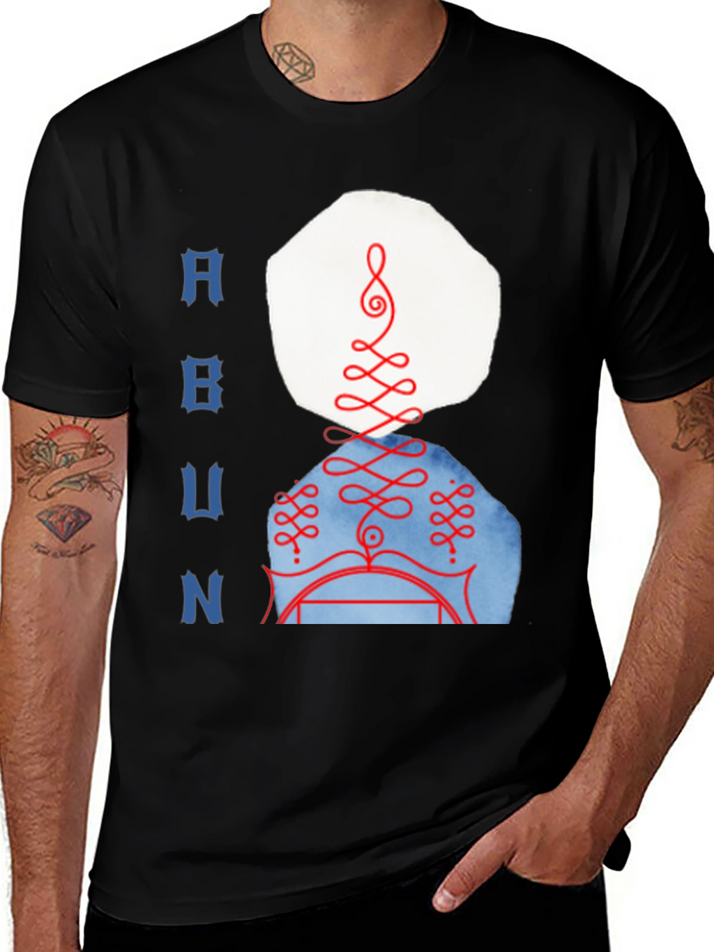 Abstract Graphic Print T-Shirt