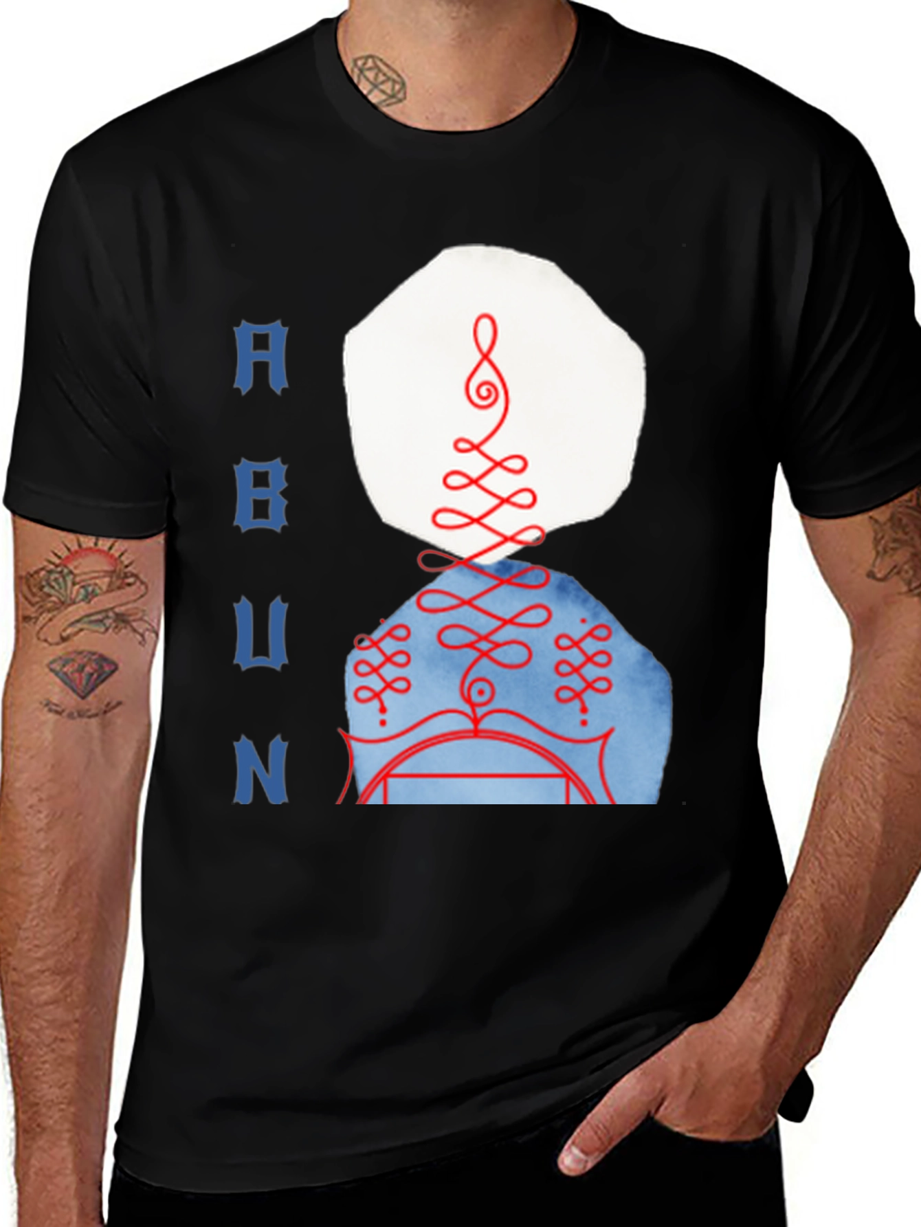 Abstract Graphic Print T-Shirt