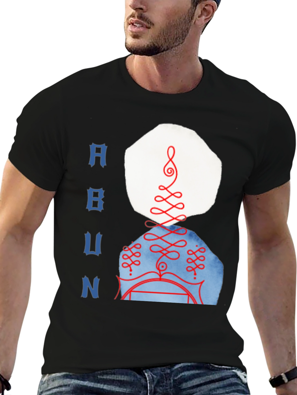 Abstract Graphic Print T-Shirt