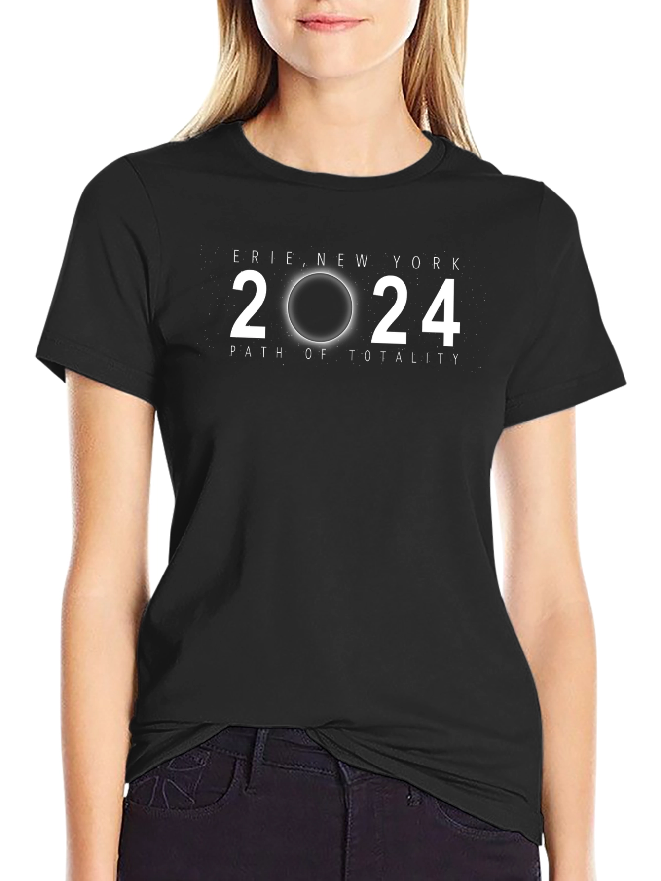 Erie New York 2024 Total Solar Eclipse T-Shirt