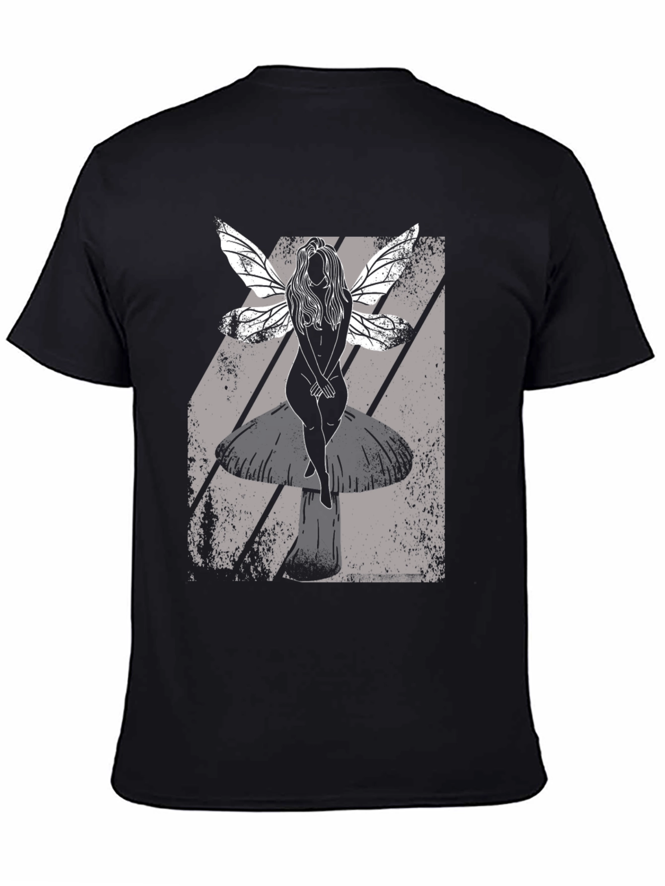 Fairy on Mushroom T-Shirt - Unique Graphic Tee