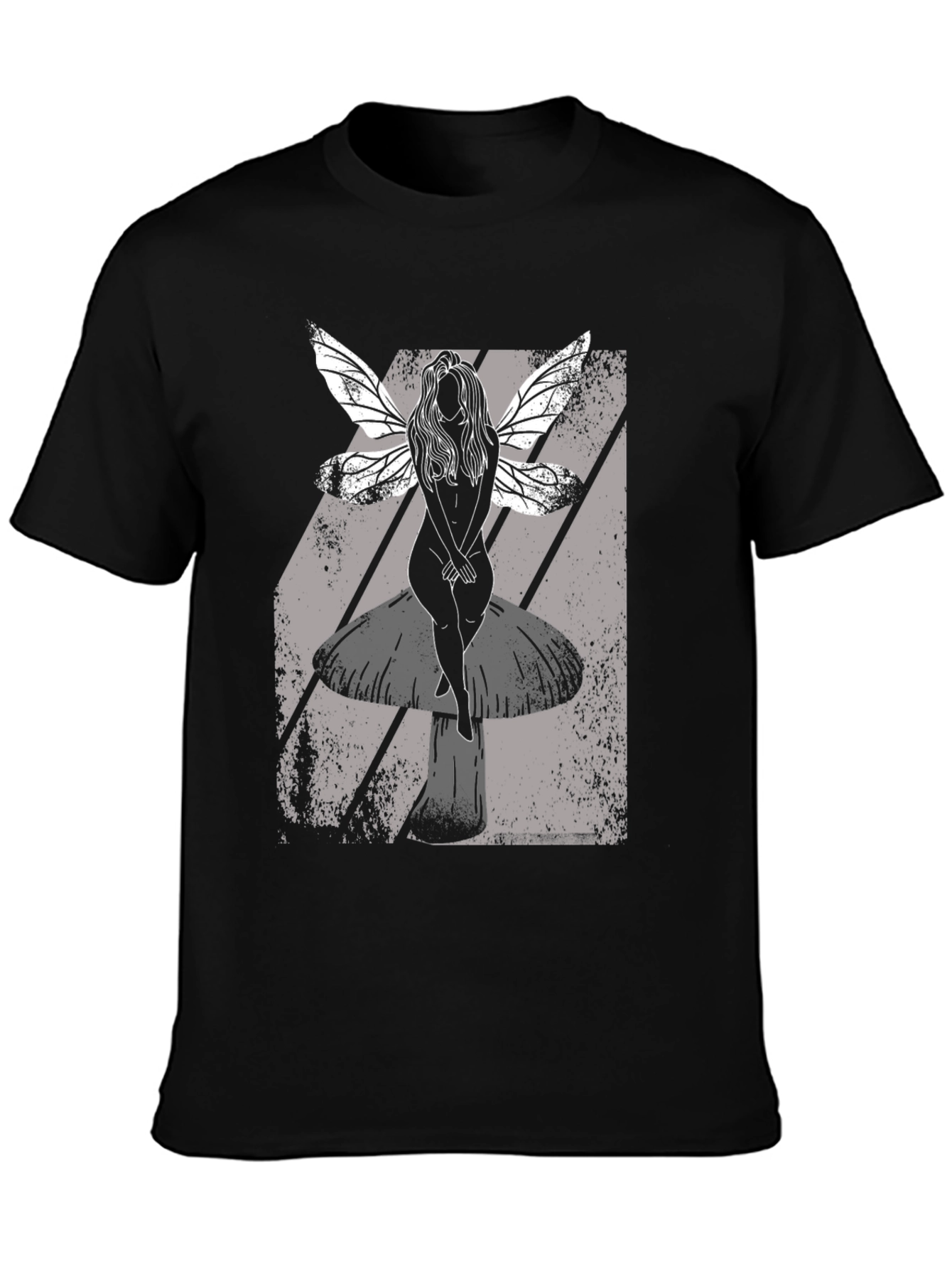 Fairy on Mushroom T-Shirt - Unique Graphic Tee
