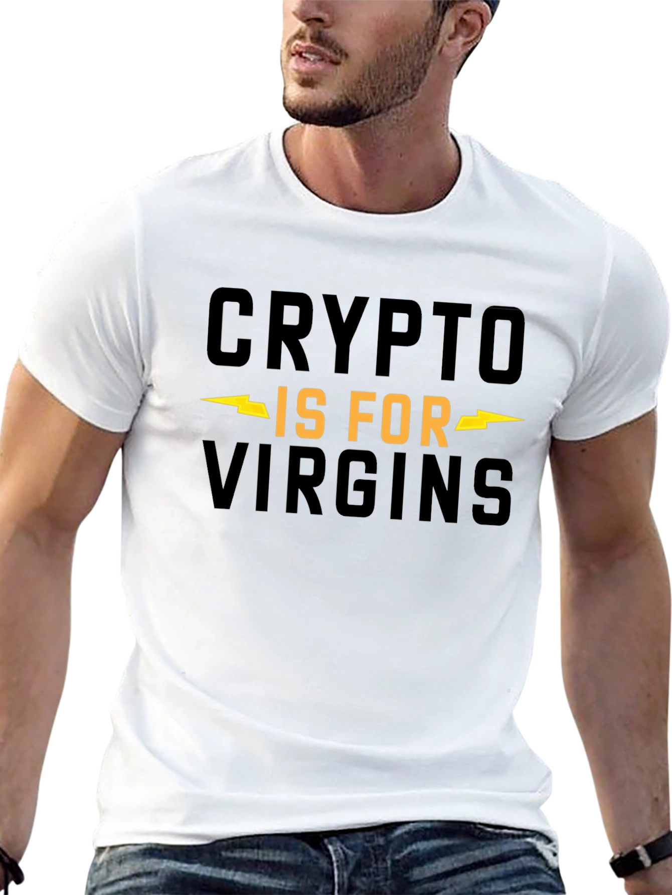Crypto is For Virgins Graphic Tee