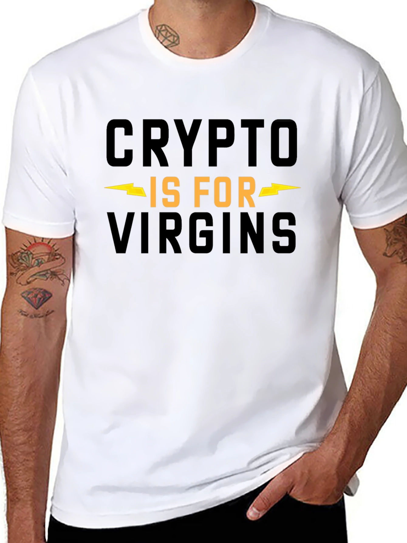 Crypto is For Virgins Graphic Tee