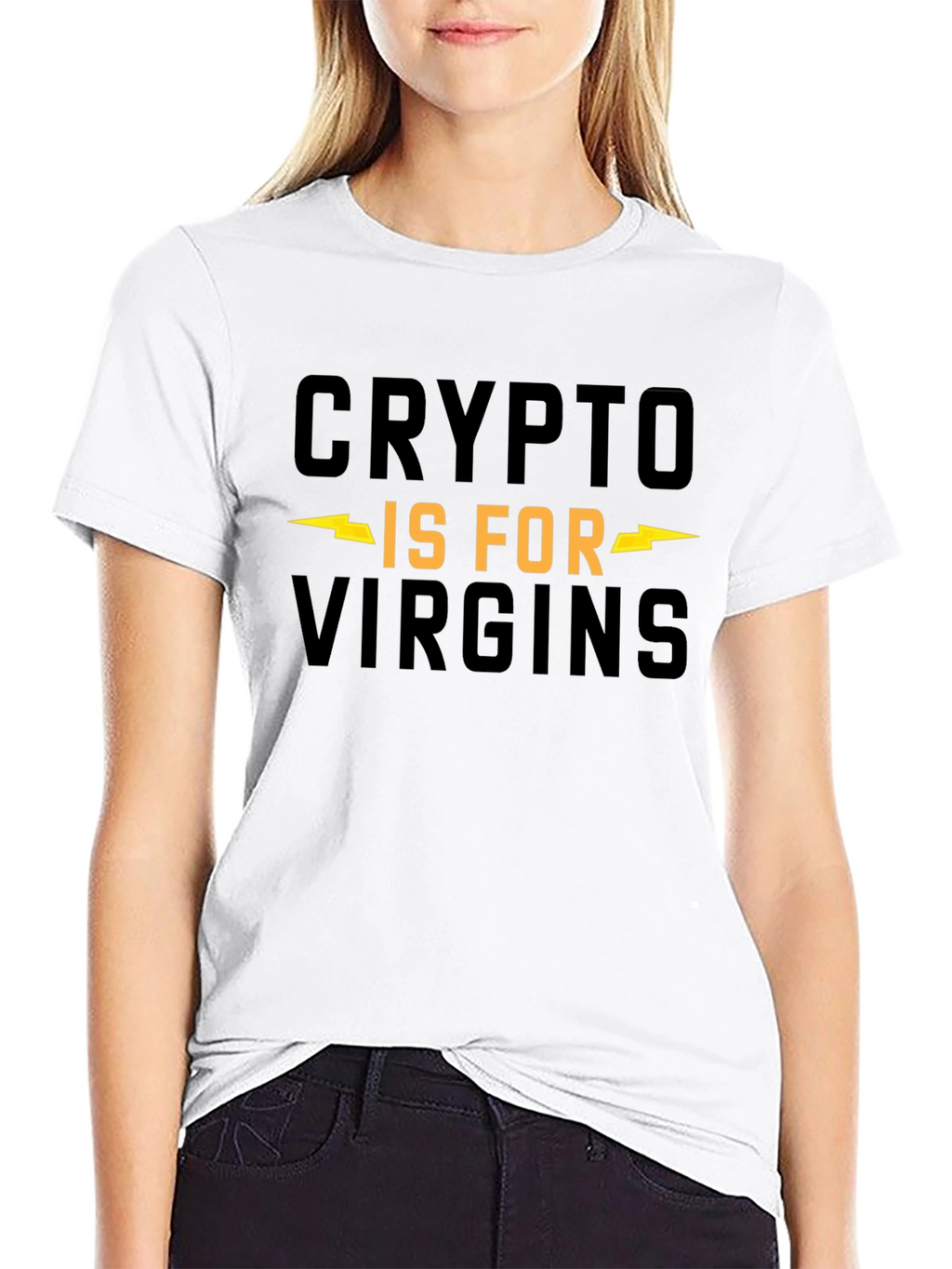 Crypto is For Virgins Graphic Tee