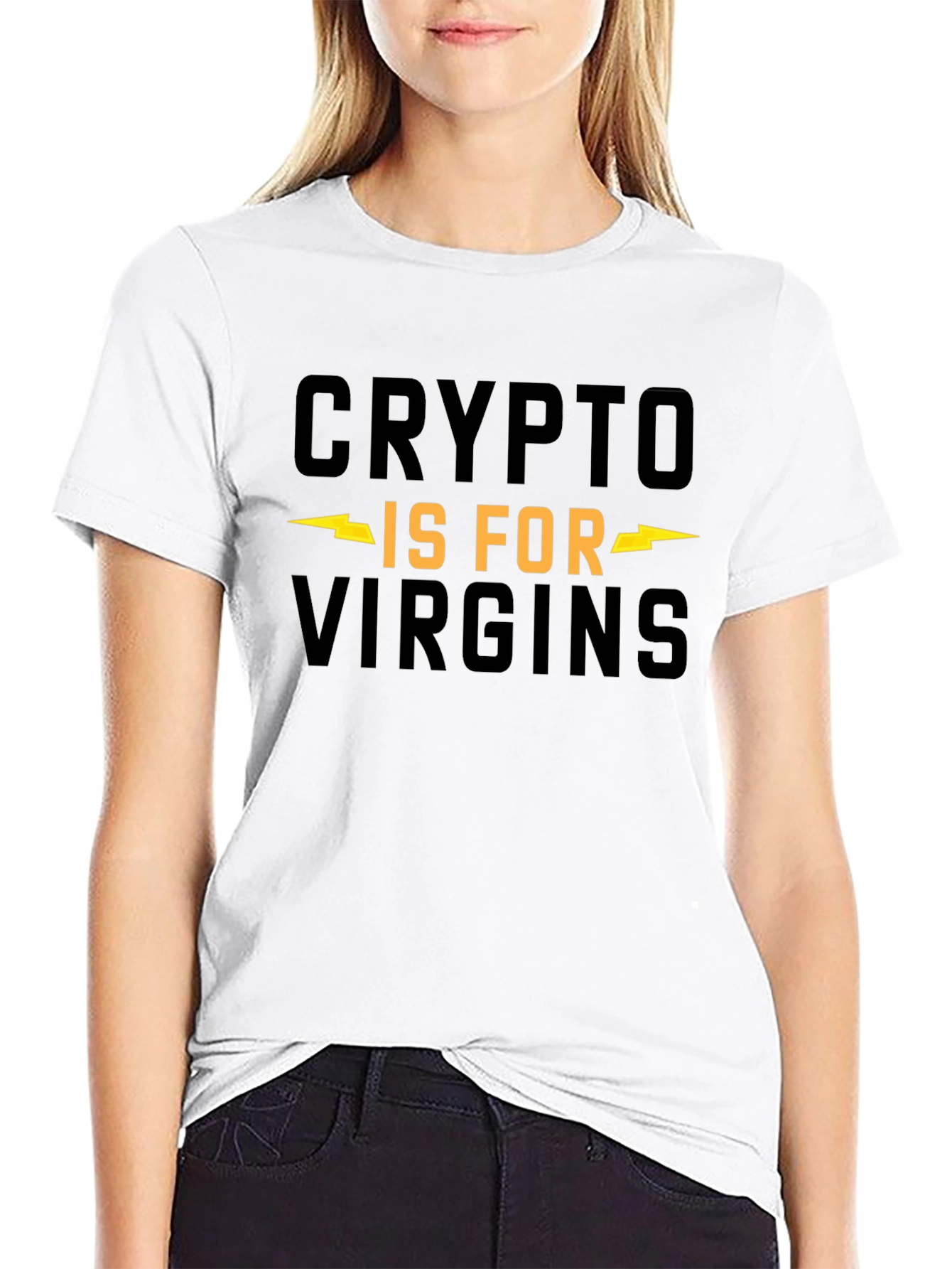 Crypto is For Virgins Graphic Tee