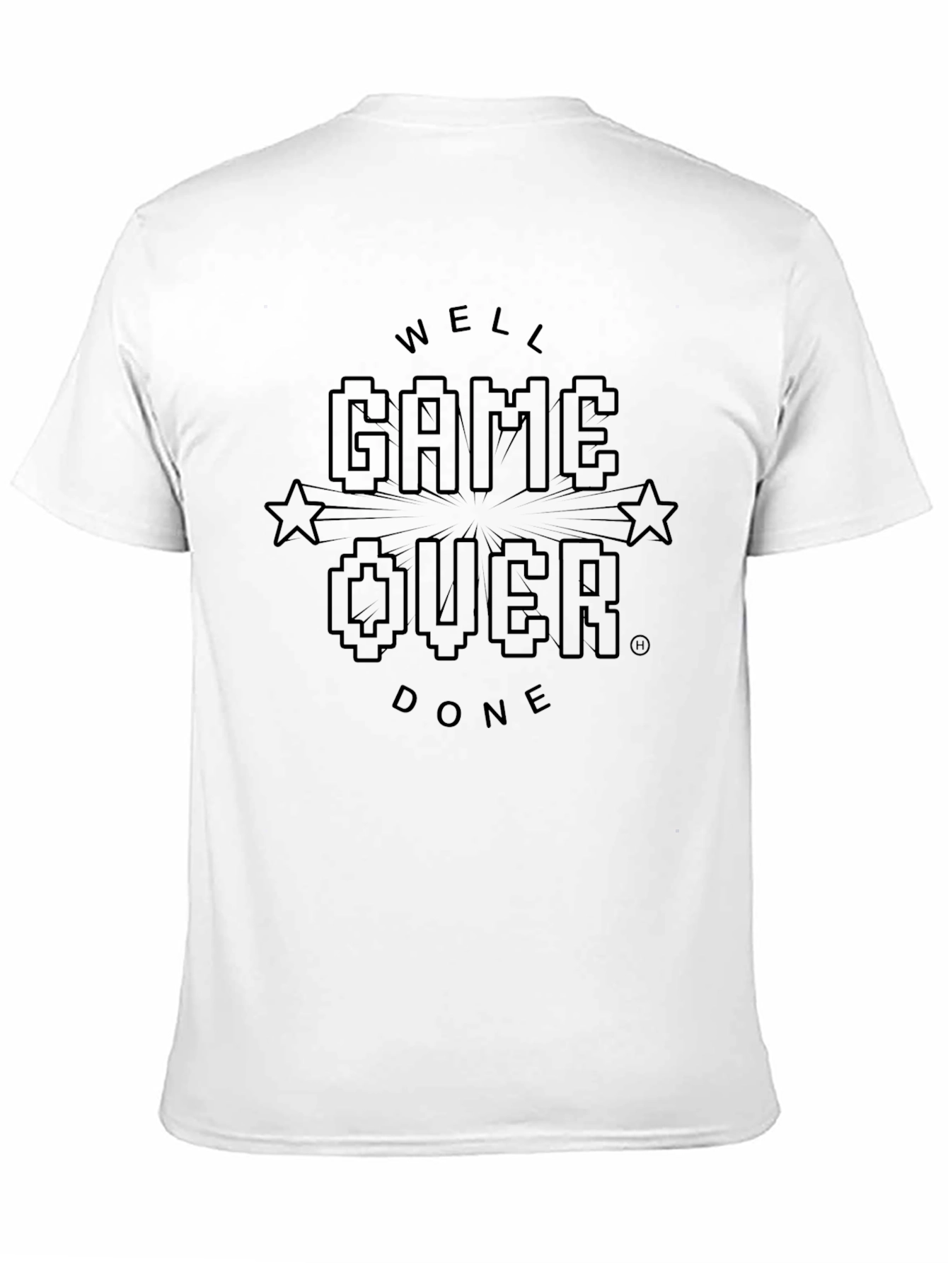 Game Over Well Done Black Graphic Tee