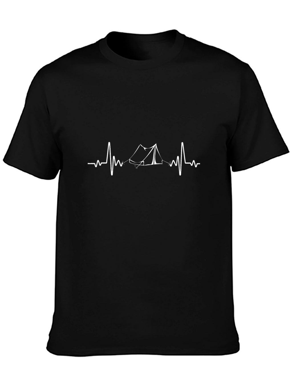 Camping Heartbeat Tee - Adventure Awaits!