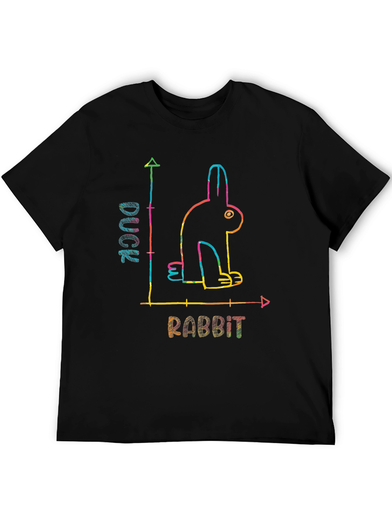 Duck or Rabbit? Optical Illusion Graphic T-Shirt