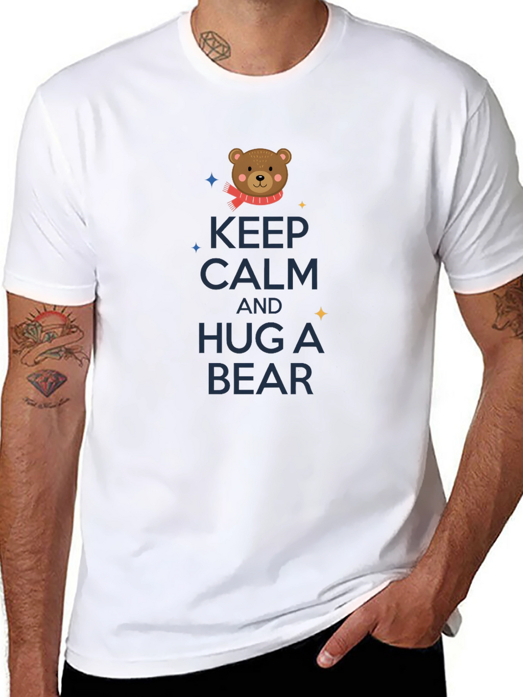 Keep Calm and Hug A Bear T-Shirt