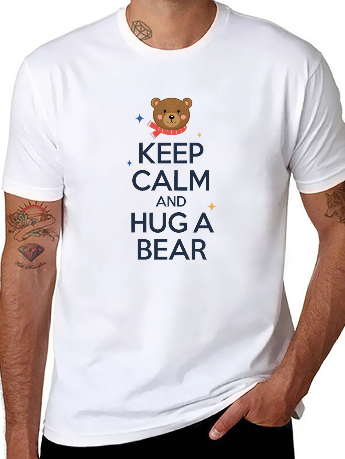 Keep Calm and Hug A Bear T-Shirt