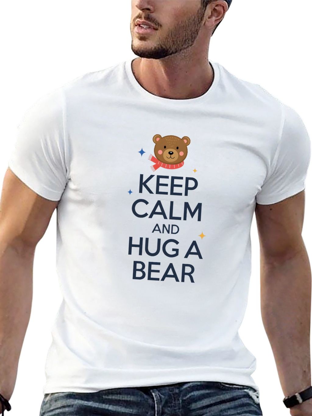 Keep Calm and Hug A Bear T-Shirt
