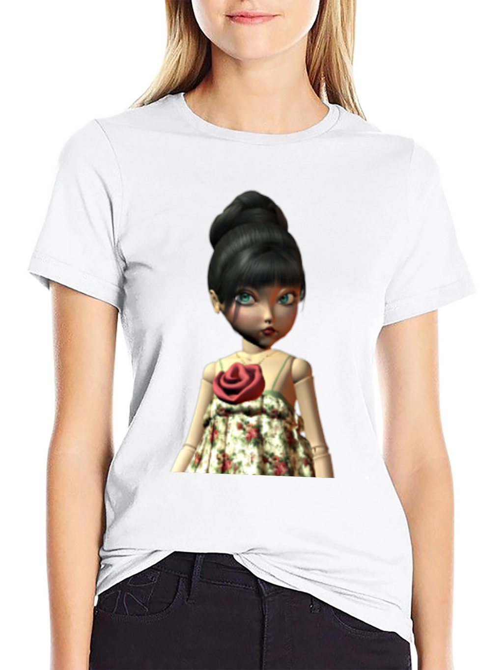 Doll Graphic T-Shirt - Unique Design