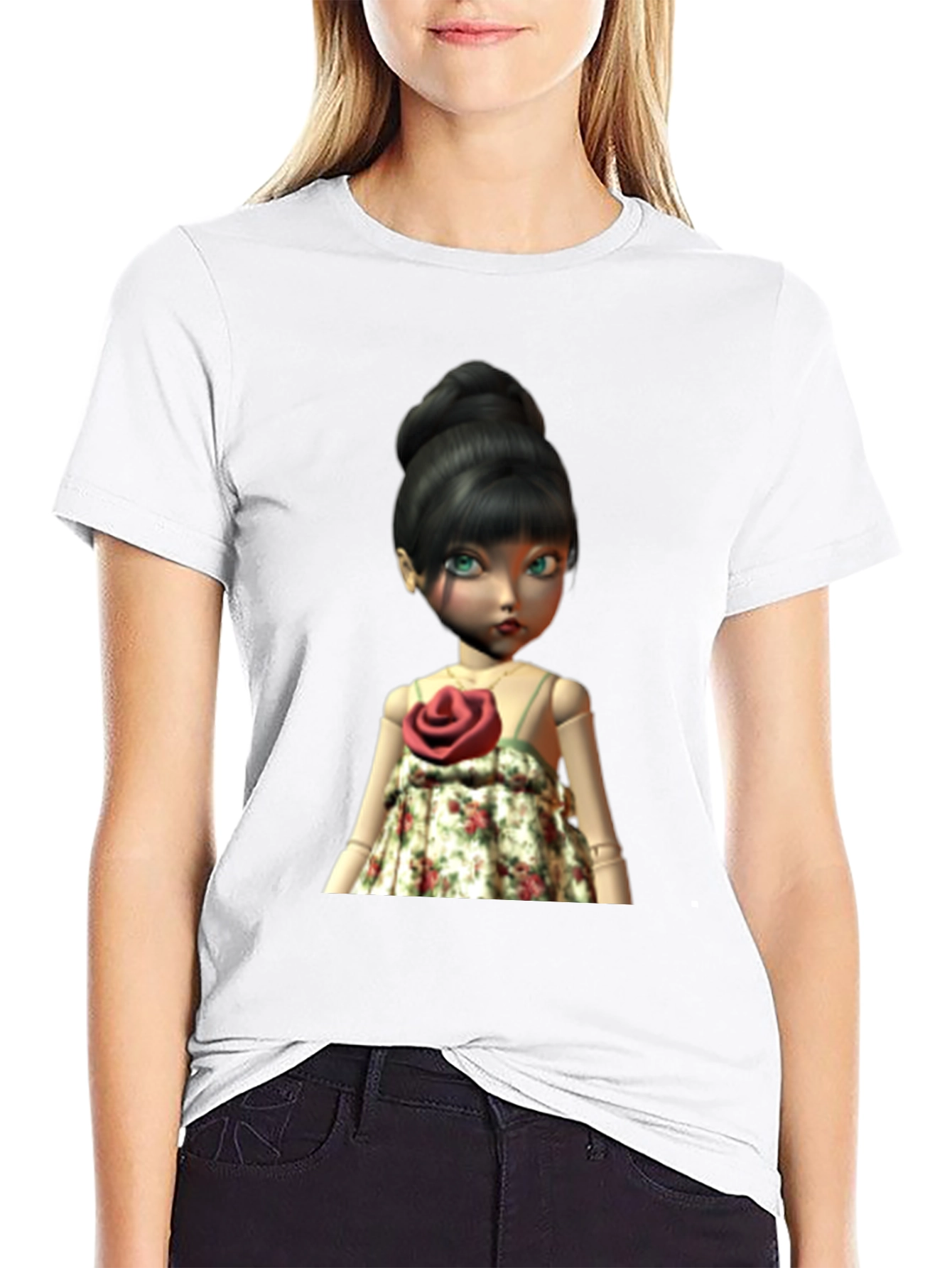Doll Graphic T-Shirt - Unique Design