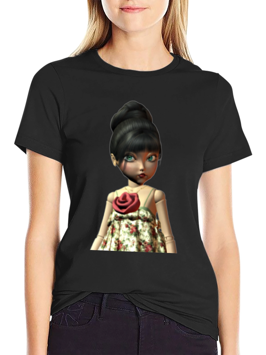 Doll Graphic T-Shirt - Unique Design